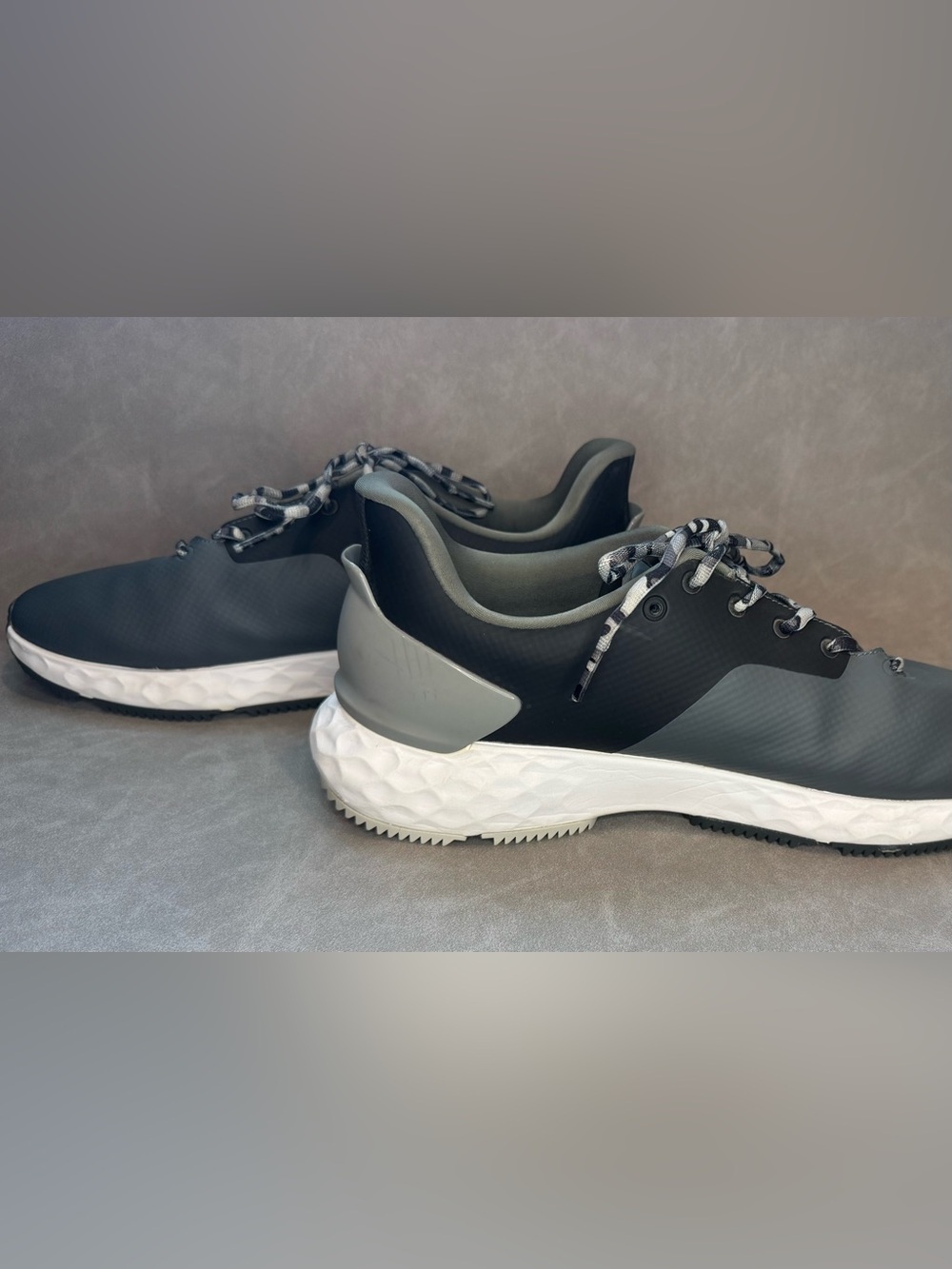 G/FORE G.112 Golf Shoes Men’s Size 12.5 Gray Black Waterproof Spikeless - Picture 8 of 12
